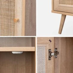 Table De Chevet Scandinave En Cannage Couleur : Naturel -Meubles Boutique ibobedside e9c750c54f551a4fd404f00f44d2551b