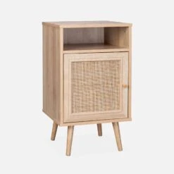 Table De Chevet Scandinave En Cannage (lot De 2) Couleur : Naturel -Meubles Boutique ibobesidex2 54bc2f657743af3bbf037af88308789f