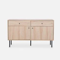 Buffet De Rangement Bois Rainuré 120 Cm -Meubles Boutique ibragbuffet 36aea3f0b4df957f53c5e6bc4e6f8f5e