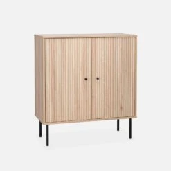 Buffet Effet Bois Rainuré 2 Portes 83,5 Cm 10 Buffet Effet Bois Rainuré 2 Portes 83,5 Cm -Meubles Boutique ibragcabinet e51d4780b608789d1f382cdf88104b0e