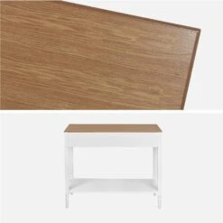 Console Avec 2 Tiroirs, Placage Bois De Frêne 13 Console Avec 2 Tiroirs, Placage Bois De Frêne -Meubles Boutique icelconsole 465efb1d439f846de63ddeeaa343fc00