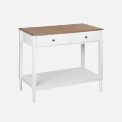 Console Avec 2 Tiroirs, Placage Bois De Frêne 9 Console Avec 2 Tiroirs, Placage Bois De Frêne -Meubles Boutique icelconsole ecf6e5aae50bfa94f8ceff656af33b64