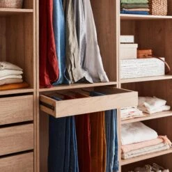 Kit Dressing Modulable Avec 4 éléments Couleur : Naturel -Meubles Boutique idresfullkitnat 48755c36c862f787f4729bc706e1f8d8