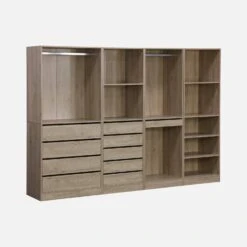 Kit Dressing Modulable Avec 4 éléments Couleur : Naturel -Meubles Boutique idresfullkitnat 774de06f56dfcaa99d6b028402ec3d83