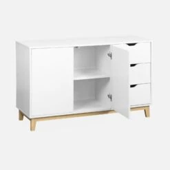 Buffet Effet Bois Pieds Bois 2 Portes 120 Cm 10 Buffet Effet Bois Pieds Bois 2 Portes 120 Cm -Meubles Boutique ifkbuffet bff1a0ddec7edd748aa39335fae269ef