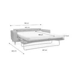 Canapé Lit Convertible 3 Places Avec Matelas 12cm - Fabriqué En France Couleur : Moutarde 23 Canapé Lit Convertible 3 Places Avec Matelas 12cm - Fabriqué En France Couleur : Moutarde -Meubles Boutique igusbedsofacur 1d1f7865e5f44b3a6c301d8848b45534
