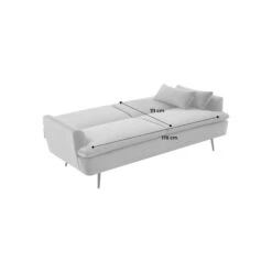 Canapé Convertible 2-3 Places Tissu Bouclette -Meubles Boutique ijsofbed3bcl 0a725ba6d0826f00e9c95725bcbbd888