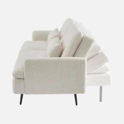 Canapé Convertible 2-3 Places Tissu Bouclette -Meubles Boutique ijsofbed3bcl 4b34ae78fb364461b4388f955ca9106d