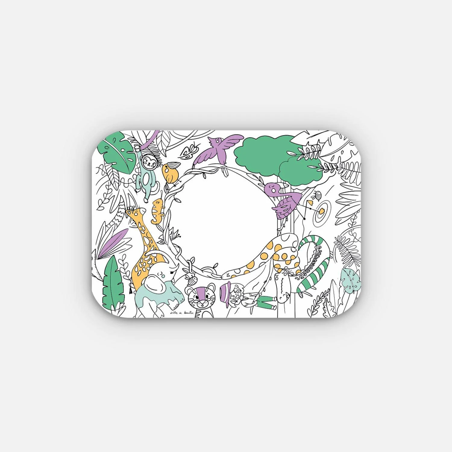 Coloriboard Avec 8 Feutres Lavables, Tableau à Colorier 5 Coloriboard Avec 8 Feutres Lavables, Tableau à Colorier – Image 5