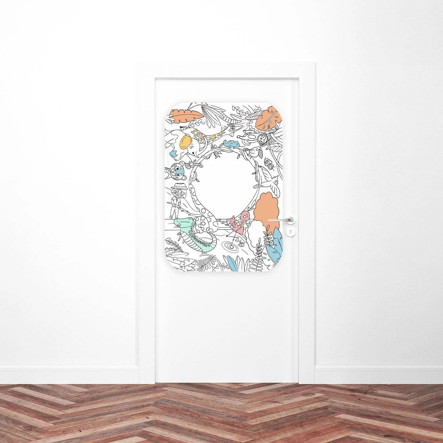 Coloriboard Avec 8 Feutres Lavables, Tableau à Colorier 3 Coloriboard Avec 8 Feutres Lavables, Tableau à Colorier – Image 3