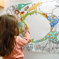 Coloriboard Avec 8 Feutres Lavables, Tableau à Colorier 8 Coloriboard Avec 8 Feutres Lavables, Tableau à Colorier -Meubles Boutique ikdscb95x65jun 7303332a307d06935885ec7567983fce