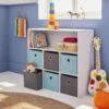Meuble Rangement Enfant 6 Paniers Couleur : Bleu