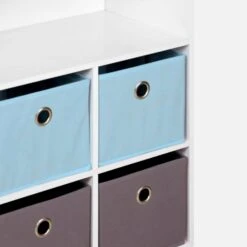 Meuble Rangement Enfant 6 Paniers Couleur : Bleu 11 Meuble Rangement Enfant 6 Paniers Couleur : Bleu -Meubles Boutique ikscam6bl c9aeed04c88b72b61c9067cae52cae46