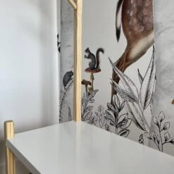 Meuble Rangement Enfant 2 étagères 1 Porte Manteaux 9 Meuble Rangement Enfant 2 étagères 1 Porte Manteaux -Meubles Boutique ikscandisr e4c27caec5186145d4e971e916798267