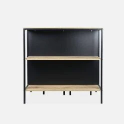 Table Haute Décor Bois Et Métal 2 étagères, 2 Tabourets -Meubles Boutique ilfbds100r2bn 0fe285483bfcf34804ae7f126b759f91