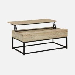 Table Basse Industrielle Effet Bois Plateau Relevable -Meubles Boutique ilfliftct100bn c616e907081e40d60943614ceca365c2