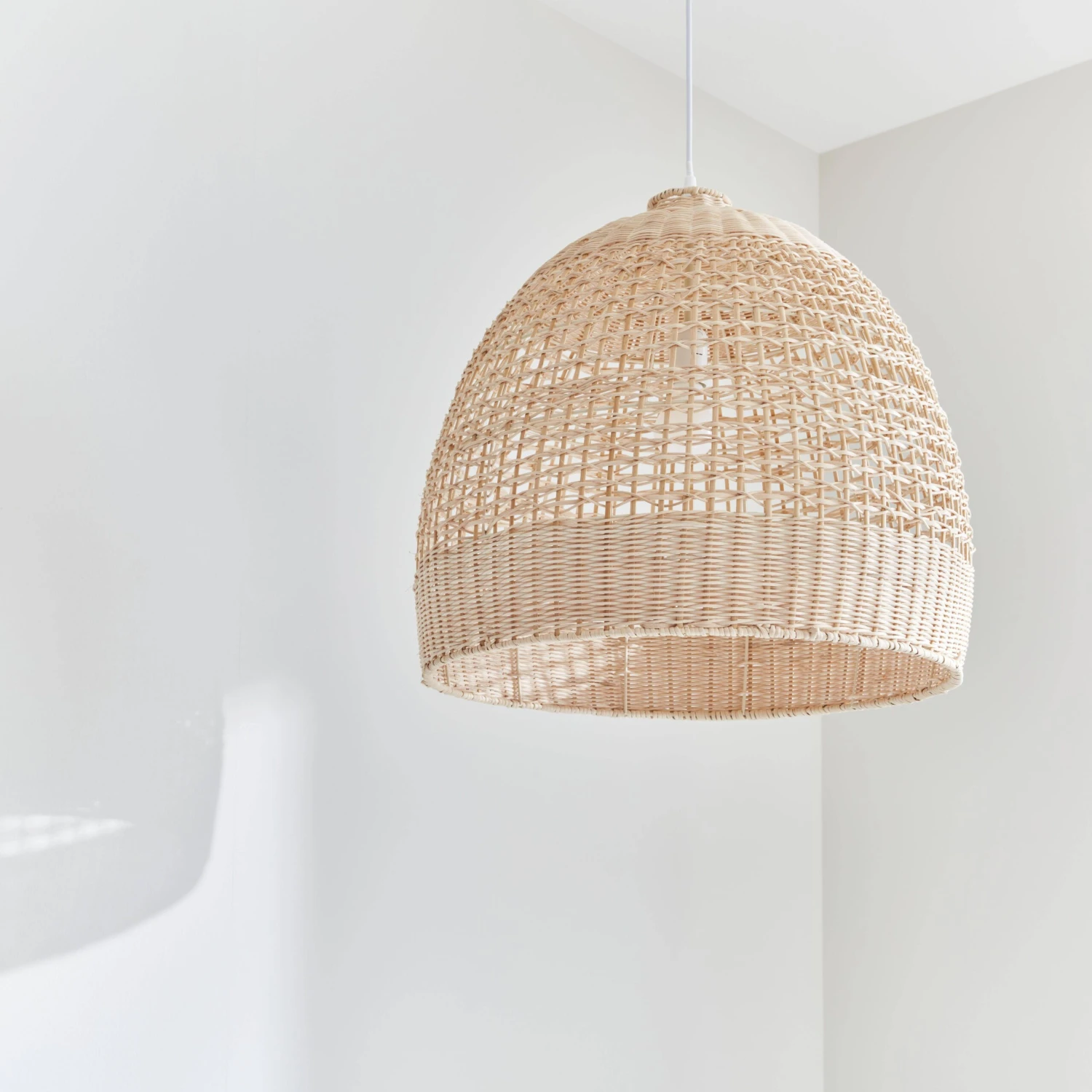 Suspension En Rotin Naturel Ø53cm 2 Suspension En Rotin Naturel Ø53cm – Image 2