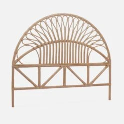 Tête De Lit En Rotin Naturel -Meubles Boutique imalhb160nat 5de3f9f3353c95e7a7c26b8c796d6c67