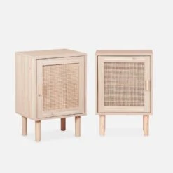 Lot De 2 Tables De Chevet En Cannage 10 Lot De 2 Tables De Chevet En Cannage -Meubles Boutique inatbedsidex2 75d92f09d472d4acebc4f80038734517