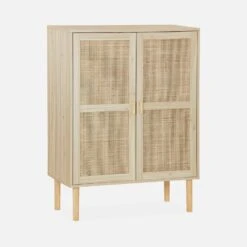 Buffet Cannage Et Effet Bois 2 Portes 80 Cm 9 Buffet Cannage Et Effet Bois 2 Portes 80 Cm -Meubles Boutique inatcabinet f487394cfe5087374c93863840e228c1
