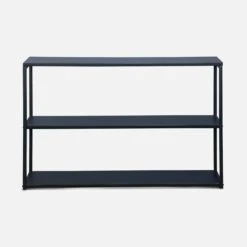 Etagère Bibliothèque Industrielle Basse Métal Noir 3 Niveaux -Meubles Boutique indubkc120bk db4835807b5be8d507c7ad3198403c12