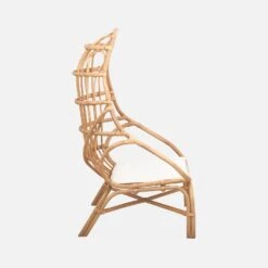 Fauteuil œuf En Rotin Avec Coussin -Meubles Boutique ipadcobchrnat 09309fe9de19d51524507f3f3d78f7ae