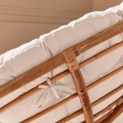 Fauteuil Papasan En Rotin Avec Coussin Ø113cm -Meubles Boutique ipalchr113nat b125b9e7d59d87b6fb385d473cda6f35