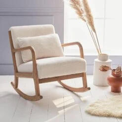 Rocking Chair Scandinave Bouclettes