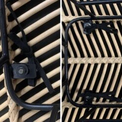 Tabouret De Bar Métal Et Rotin 75cm (lot De 2) Couleur : Noir -Meubles Boutique irawsto75bkx2 5e397eaf7475148467ae12f481ae7ce7