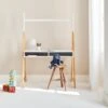 Bureau Tipi Enfant Avec Casiers Couleur : Blanc