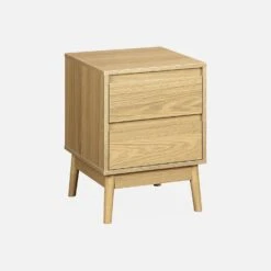 Table De Chevet Effet Bois Deux Tiroirs -Meubles Boutique iwdbedside 225052c54515bebc44dabbc805956536