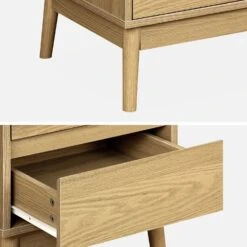 Table De Chevet Effet Bois Deux Tiroirs -Meubles Boutique iwdbedside bbb4314b411c97e57bb7767f359644e9