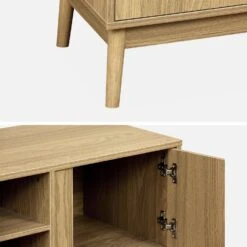 Meuble TV Effet Bois 2 Portes 120 Cm -Meubles Boutique iwdtvstand 5a3e6994cd62109619eb93cc44658605