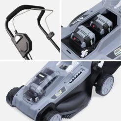 Tondeuse à Gazon à Batterie 2x18V -Meubles Boutique lm43bat20v4x2 79aee9e3937fa6f6e9c00f63065ea150