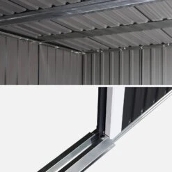 Abri De Jardin En Métal 4,85m2 Avec Puits De Lumière 10 Abri De Jardin En Métal 4,85m2 Avec Puits De Lumière -Meubles Boutique mssl472at 82b14124d748d4a9204ef97c6f30171d