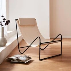 Fauteuil Relax En Toile, Structure Métal 9 Fauteuil Relax En Toile, Structure Métal -Meubles Boutique mtrlxkdecru 0c5fb173407481f3a957f00107dec44e