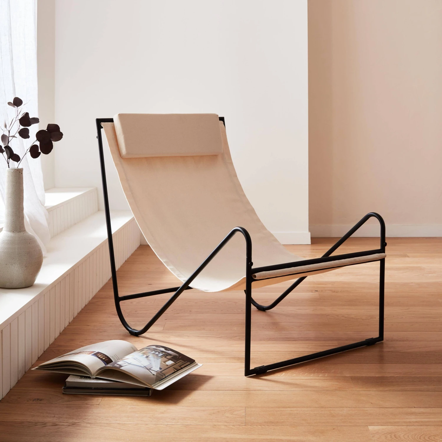 Fauteuil Relax En Toile, Structure Métal 3 Fauteuil Relax En Toile, Structure Métal – Image 3