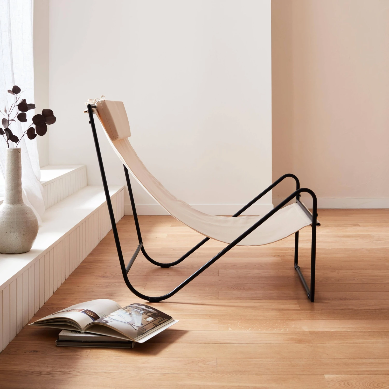 Fauteuil Relax En Toile, Structure Métal 4 Fauteuil Relax En Toile, Structure Métal – Image 4