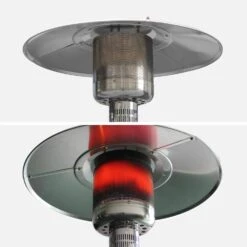 Lot De 2 Parasols Chauffants Gaz 12,5kW -Meubles Boutique pc1104ssx2 aca45ef684a6a4ab2b96432100dd2746