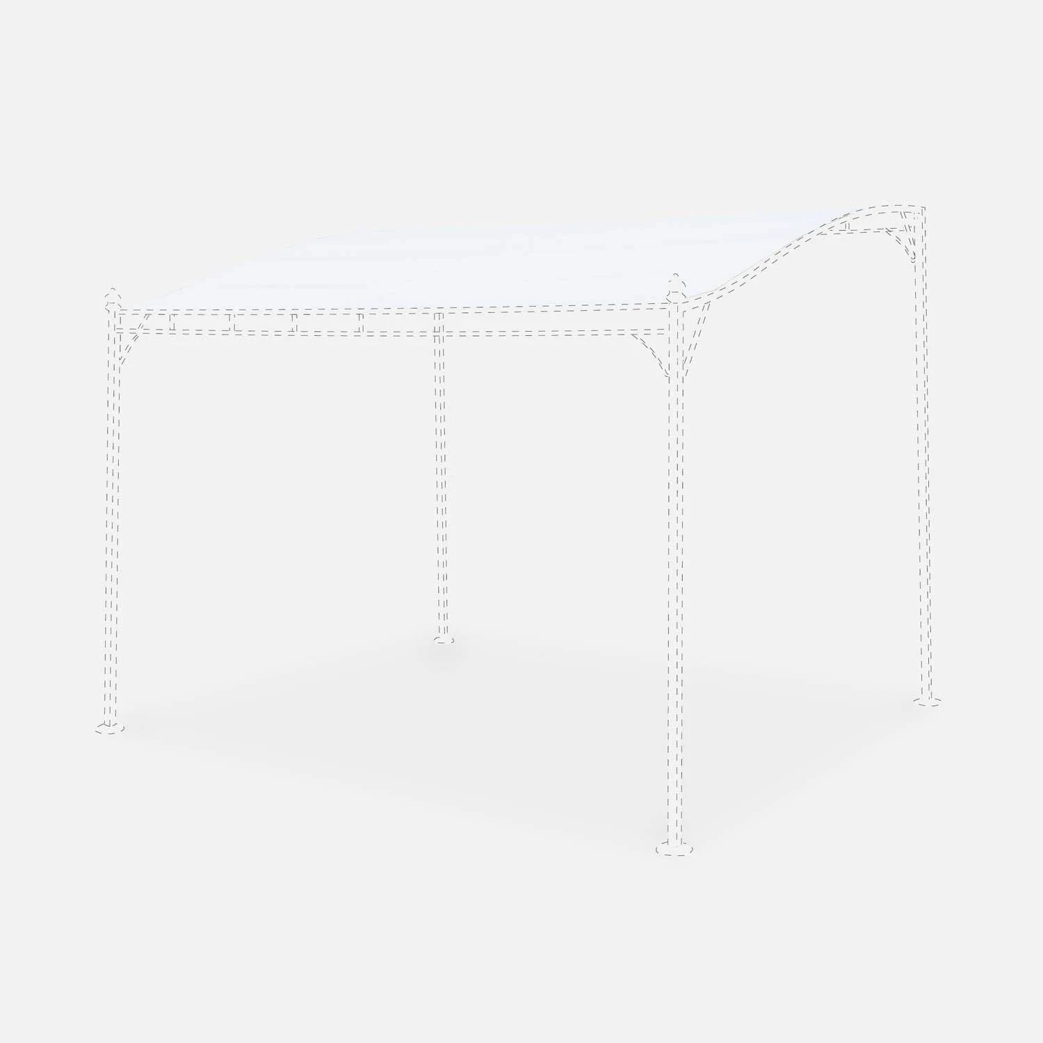 Toile De Toit Pour Pergola 3x2,5m Brestum Couleur : Ecru 1 Toile De Toit Pour Pergola 3x2,5m Brestum Couleur : Ecru