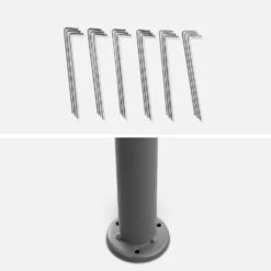 Tonnelle 3x3m Avec Rideaux Couleur : Gris -Meubles Boutique pgskd3x3gy 06352250c7f635cff19e37b4217fd7df