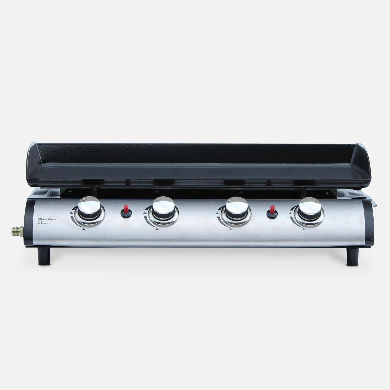 Plancha Gaz 4 Brûleurs Inox 10kW 3 Plancha Gaz 4 Brûleurs Inox 10kW – Image 3