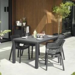 Table De Jardin Résine De Synthèse 4 à 6 Places -Meubles Boutique plktbl150bk 2a6ba838aa80e4b40c311ea37cb744ae