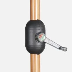 Parasol Rond 3m, Mât Effet Bois Couleur : Gris -Meubles Boutique pu300wdgy d432a26e1de93b3efdf10a145738f0ad