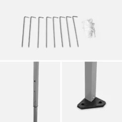 Tonnelle Pliante 3x3 M -Meubles Boutique pug3x3sand bd2c37574f34202c5239d5188970939c