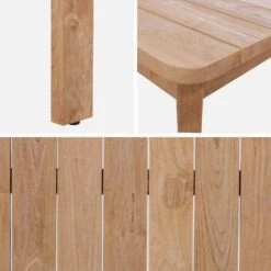 Table Intérieur/extérieur En Teck Recyclé, 8 Places 220cm -Meubles Boutique tk220rcy 9e0c60b1cf2986d37c4eba38d6757e01