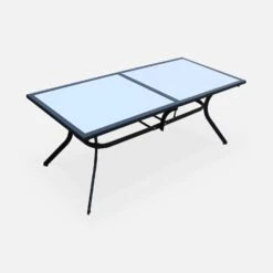 Table De Jardin Aluminium, 8 Chaises -Meubles Boutique tx190x8gris 1b8fd3482f3f0f6d049c12ce45c20332