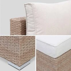 Salon De Jardin Résine Tressée 8 à 10 Places Couleur : Beige / Beige -Meubles Boutique w001natbg 5ce5a140e5b193cedfb8e6848efbad4e