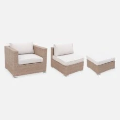 Salon De Jardin Résine Tressée 12 à 14 Places Couleur : Beige / Beige -Meubles Boutique w002xlnatbg 3125da19fa487cba3376d04bdae8b66e