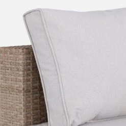 Fauteuil De Jardin + Repose Pieds, Résine Tressée Couleur : Beige / Beige -Meubles Boutique wksofanatbg 4d52706c10b9a2f51da433d29ec43548